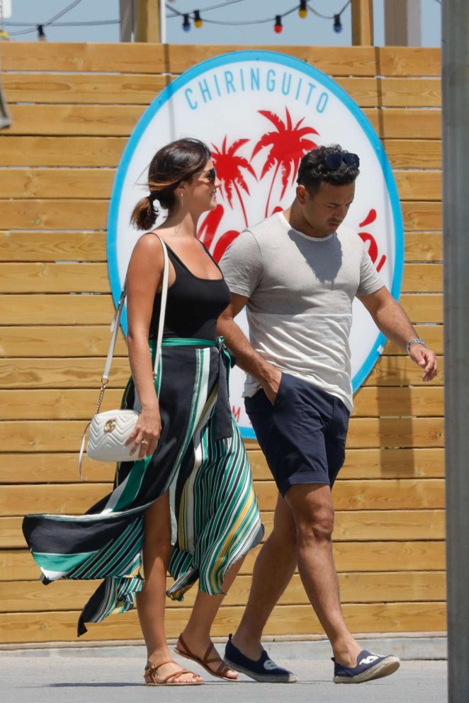 Lucy Mecklenburgh and Ryan Thomas on holiday in Spain