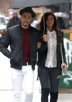 Lucy Mecklenburgh out in NYC