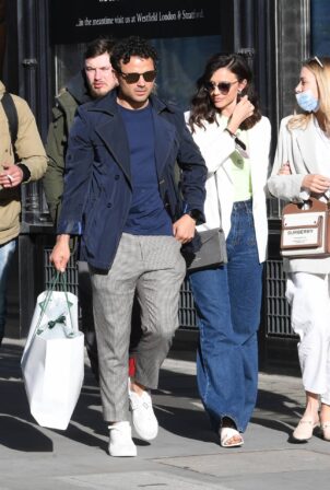 Lucy Mecklenburgh - Shopping candids in London