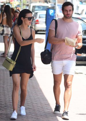 Lucy Watson and James Dunmore at Bondi in Syndey