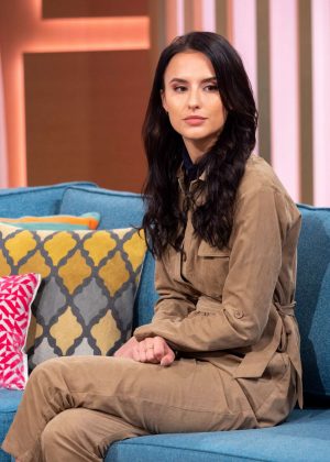 Lucy Watson om 'This Morning' TV Show in London