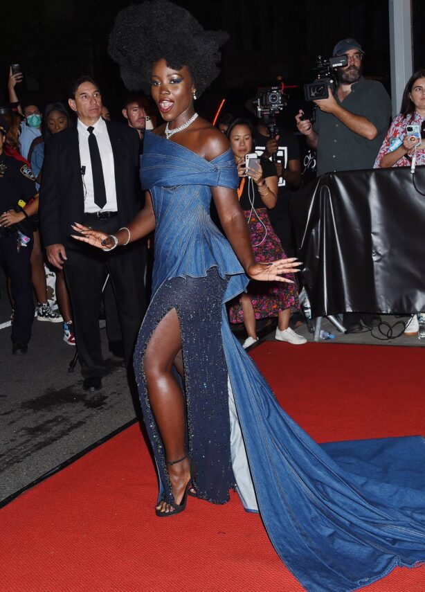 Lupita Nyong'o - departing The Mark Hotel in New York City for the 2021 Met Gala