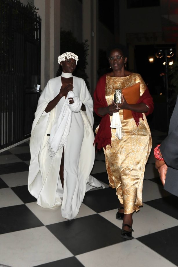 Lupita Nyong'o - On a night out after GO CAMPAIGN in Hollywood