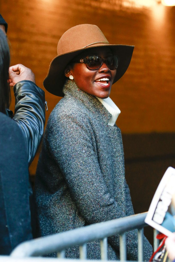 Lupita Nyong'o out in New York