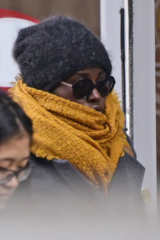 Lupita Nyongo out in New York City