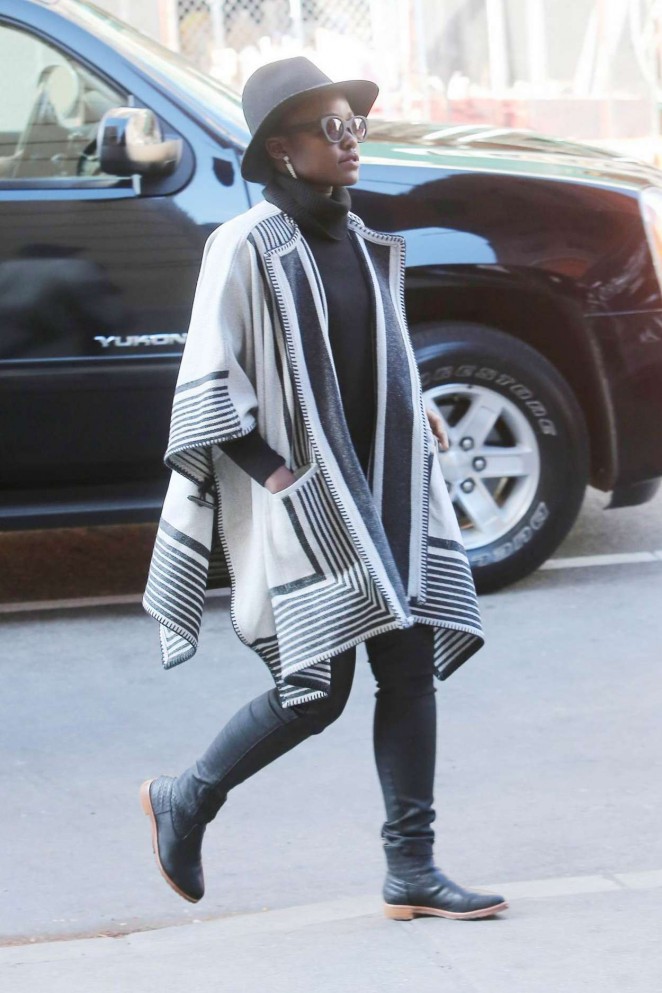 Lupita Nyongo out in NYC
