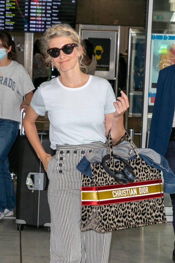 Mélanie Laurent - Spotted at Nice airport during Cannes Film Festival