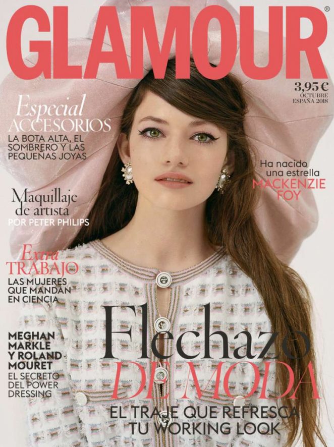 Mackenzie Foy for Glamour Spain Cover (October 2018)