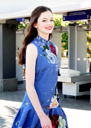 Mackenzie Foy - On EXTRA TV live in Los Angeles