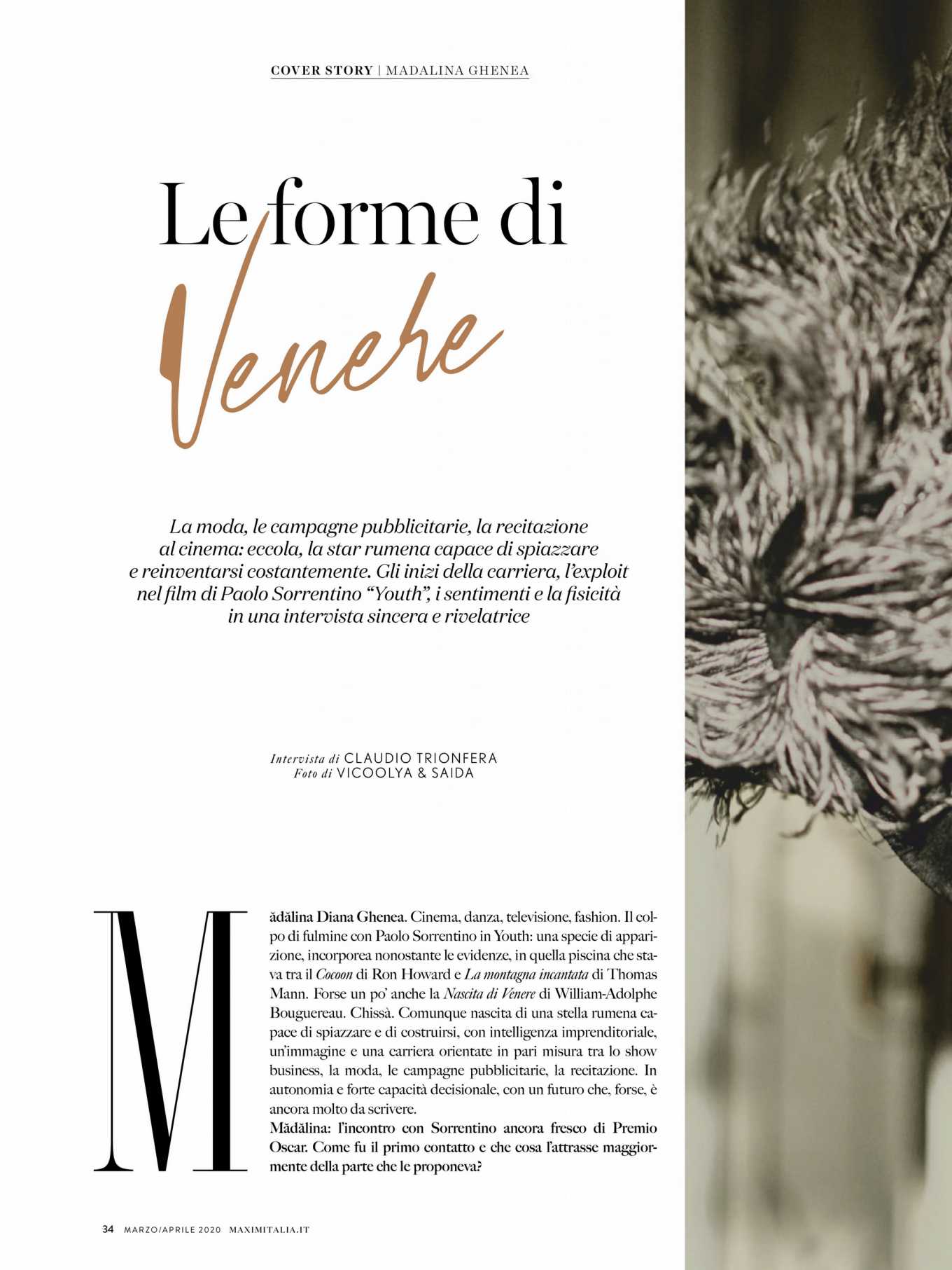 Madalina Ghenea - Maxim Italy Magazine 2020-10 | GotCeleb