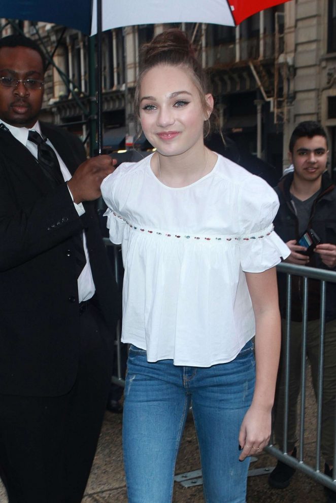 Maddie Ziegler in Jeans out in New York City