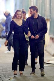 Maddison Brown and Liam Hemsworth - Night out together in New York City