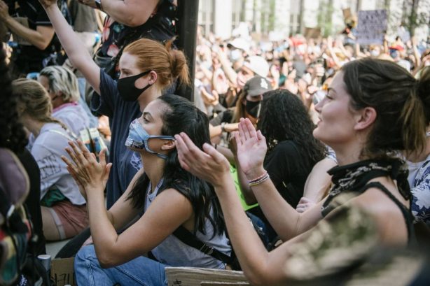 Madelaine Petsch and Camila Mendes - Attend a Black Lives Matter protest in Los Angeles