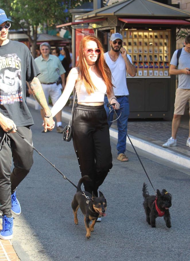 Madelaine Petsch and Travis Mills - Shopping at the Grove in Hollywoodax