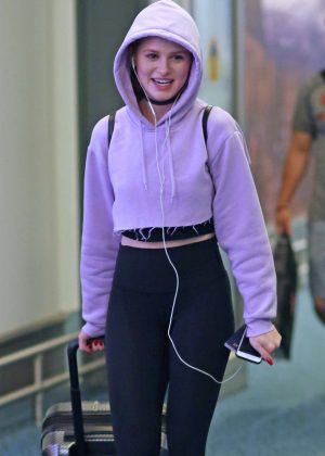 Madelaine Petsch Arrives back in Vancouver
