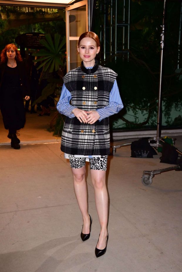 Madelaine Petsch - Leaves the Louis Vuitton Cruise 2020 Fashion Show in NYC