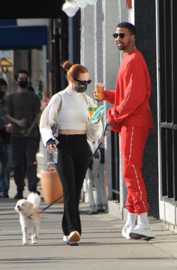 Madelaine Petsch - Seen with Miles Chamley-Watson in Studio City