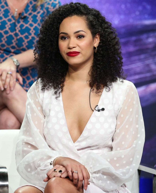 Madeleine Mantock - 'Charmed' Panel at 2018 TCA Summer Press Tour in Los Angeles