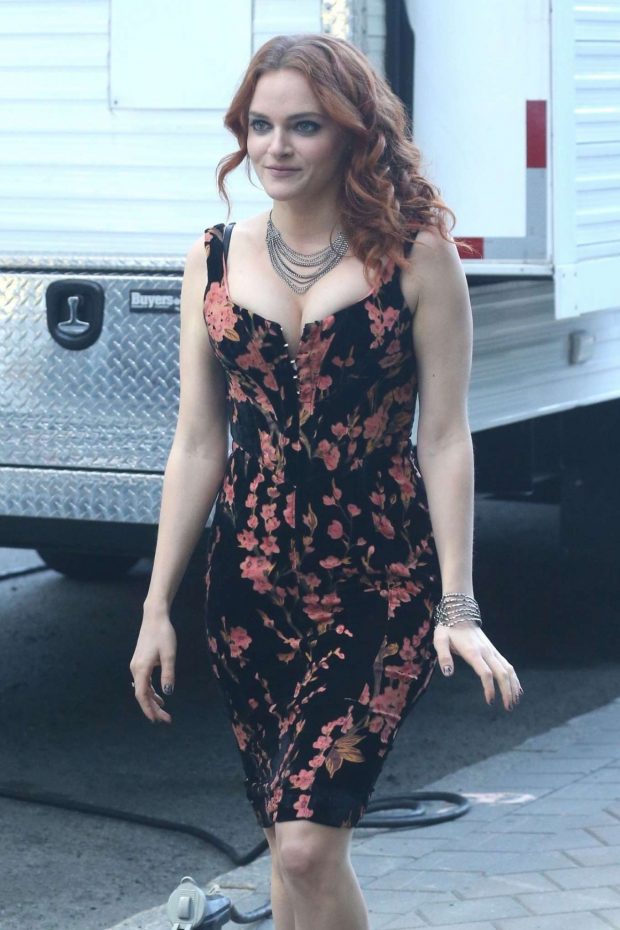 Madeline Brewer - On the set of 'Hustlers' in NYC