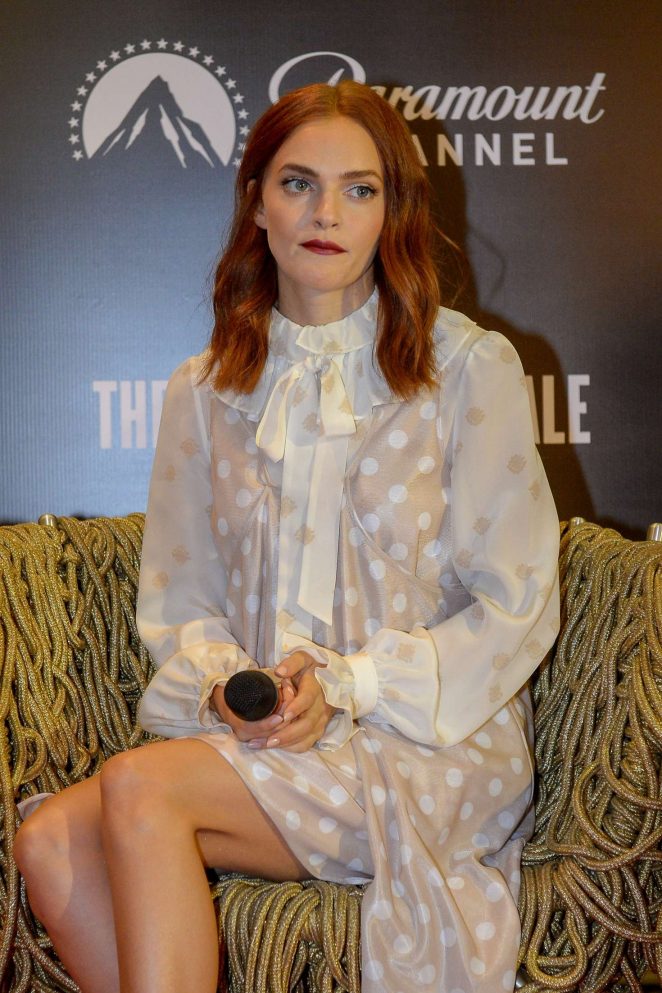 Madeline Brewer - 'The Handmaid's Tale' Press Conference in Sao Paulo