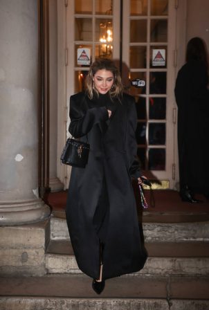 Madelyn Cline - Exits Givenchy dinner in Paris