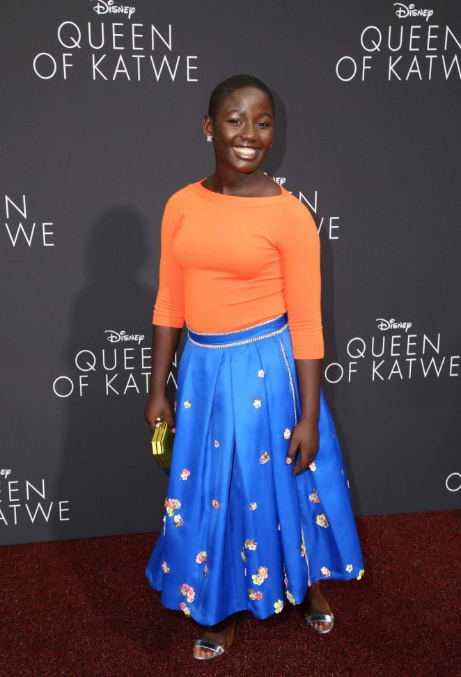 Madina Nalwanga - 'Queen of Katwe' Premiere in Los Angeles