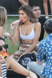 Madison Beer and friends at 2019 Coachella in Indio