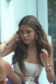 Madison Beer and Isabella Jones meet up with a friend for lunch in West Hollywood