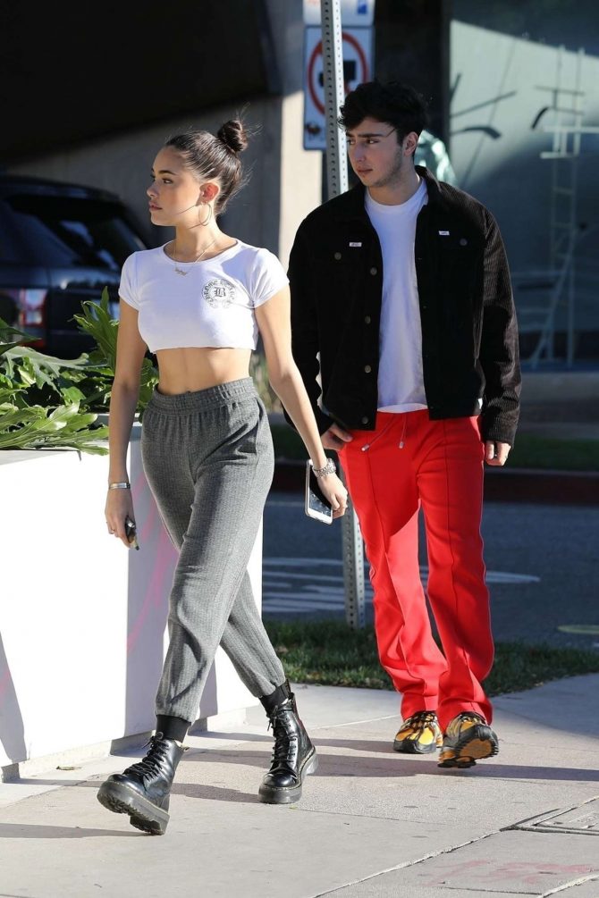 Madison Beer and Zack Bia - Out in Los Angeles