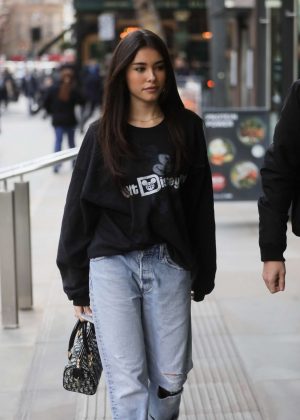 Madison Beer - Arrives at TV Studios AOL Build in London