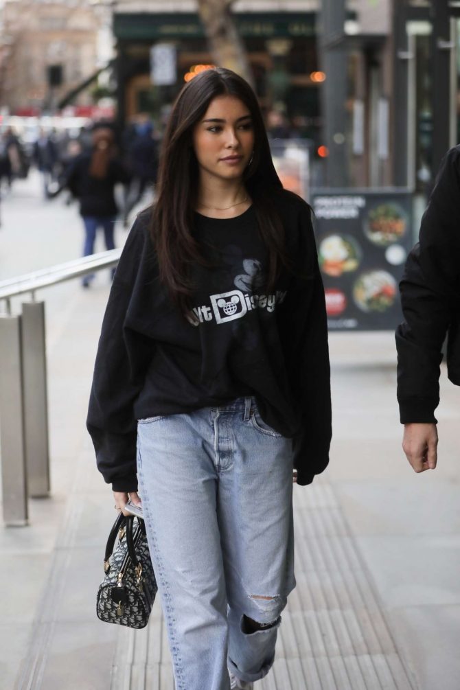 Madison Beer - Arrives at TV Studios AOL Build in London