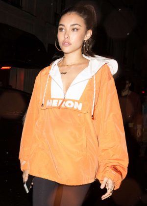 Madison Beer at a night club in Paris