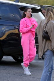 Madison Beer in Pink - Out for lunch at Chin Chin in West Hollywood