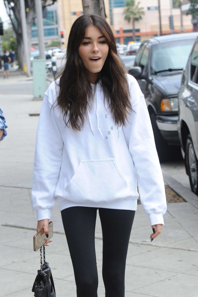 Madison Beer in Tights Out in Los Angeles