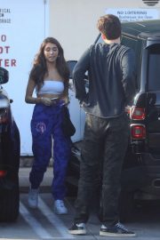 Madison beer - Leaving lunch at Le Petit on Sunset in Hollywood