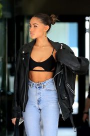 Madison Beer - Seen outside the Sunset Marquis in West Hollywood