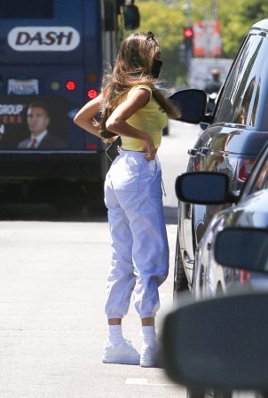 Madison Beer - shows off her midriff during on Melrose Avenue in West Hollywood