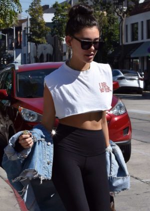 Madison Beer - Spotted while out for lunch in West Hollywood