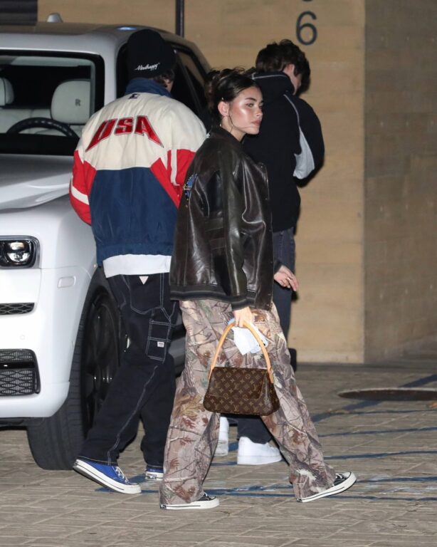 Madison Beer - With her boyfriend Nick Austin step out to dinner at Nobu in Malibu