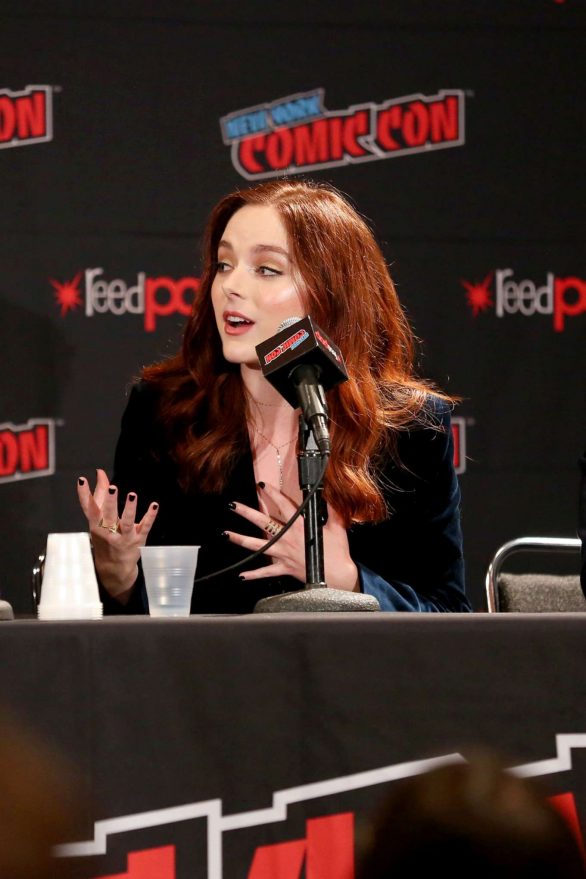 Madison Davenport -Pictured at Reprisal Panel at New York Comic Con 2019 Day 3 in New York