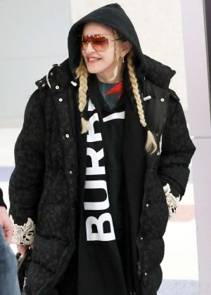 Madonna - Arriving at JFK Airport in NYC