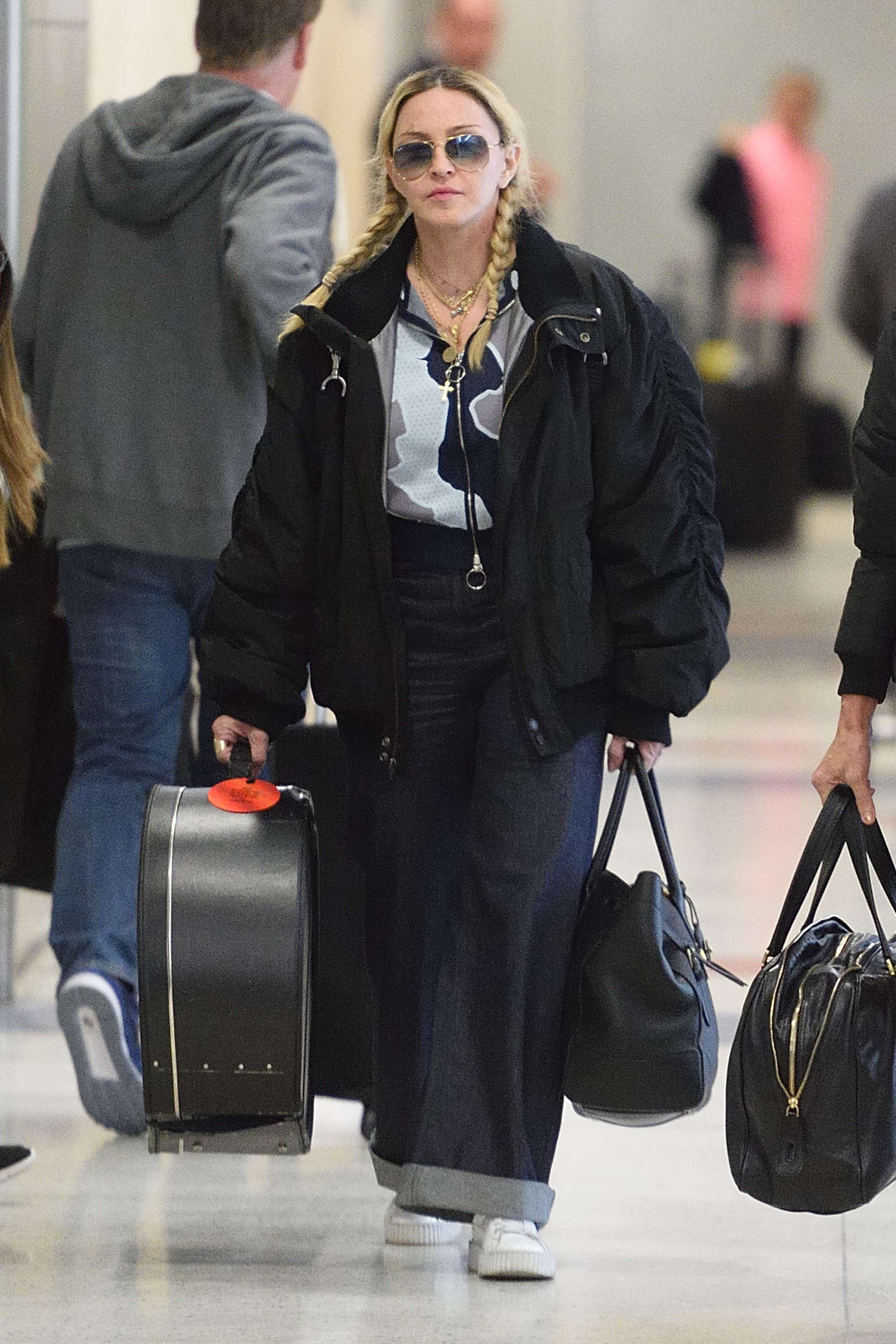Madonna at JFK airport in New York -05 | GotCeleb