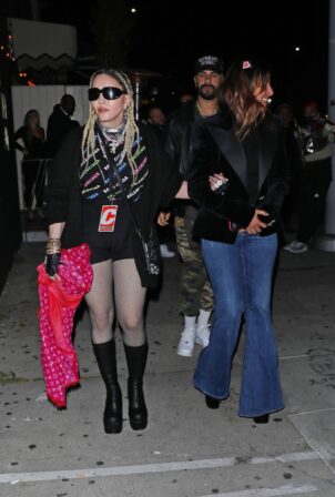 Madonna - Attending the Dave Chappelle's comedy show held at the Hollywood Bowl