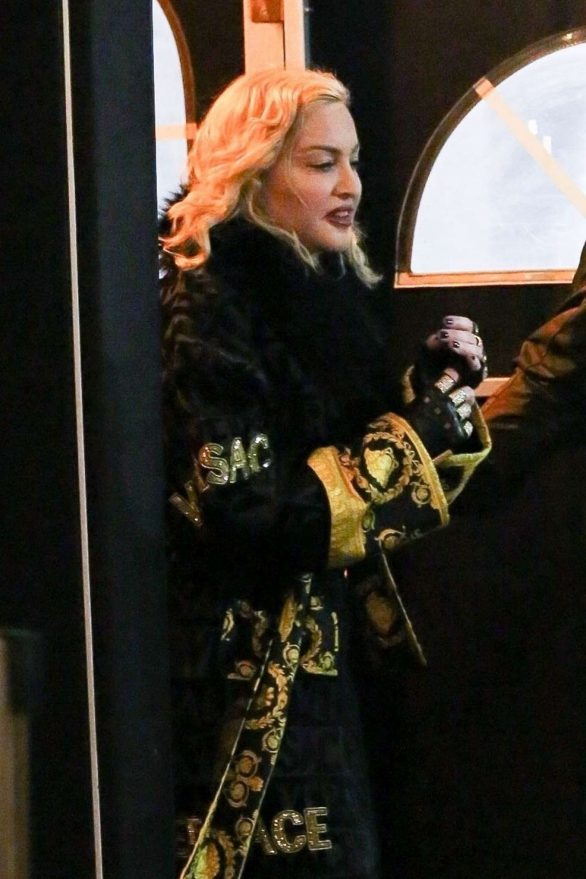 Madonna - Leaving Chicago Theater during her 'Madame X' tour