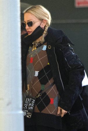 Madonna - Out in public in Brentwood