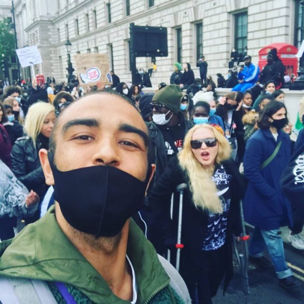 Madonna - Protest in London