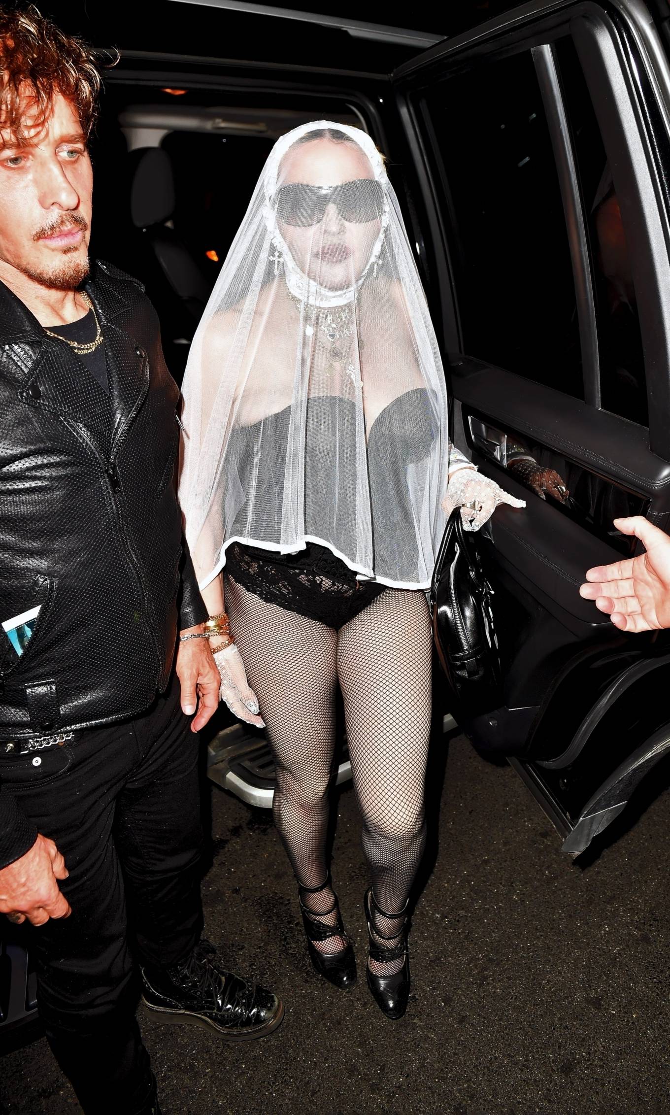 MADONNA 2021 : Madonna – Seen leaving a VMAs after-party hosted at 1 Oak in New York-06