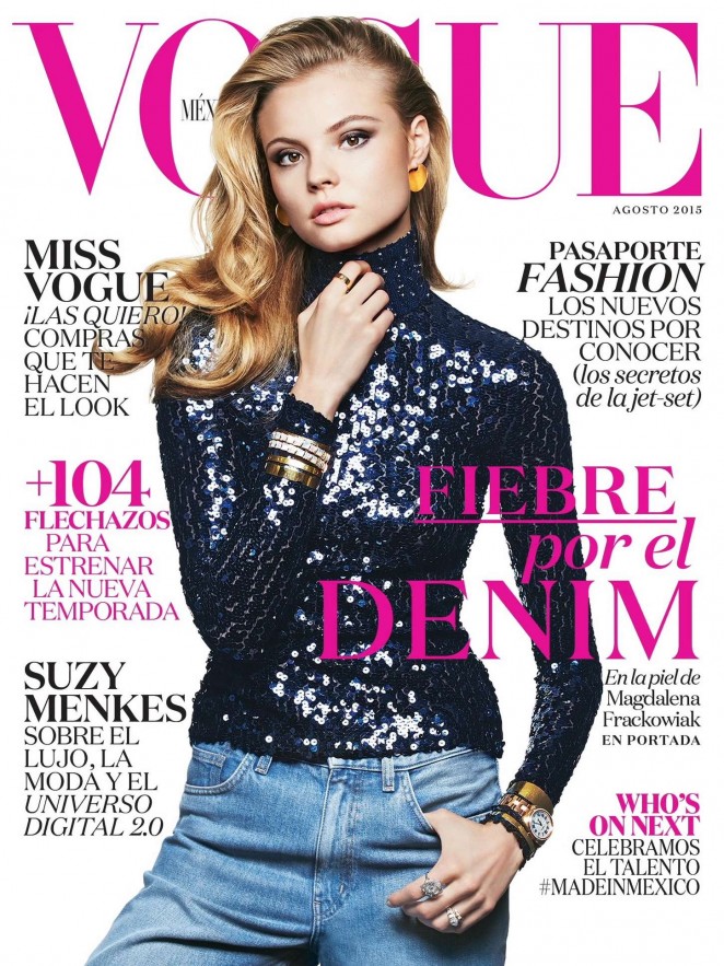 Magdalena Frackowiak - Vogue Mexico Magazine (August 2015)