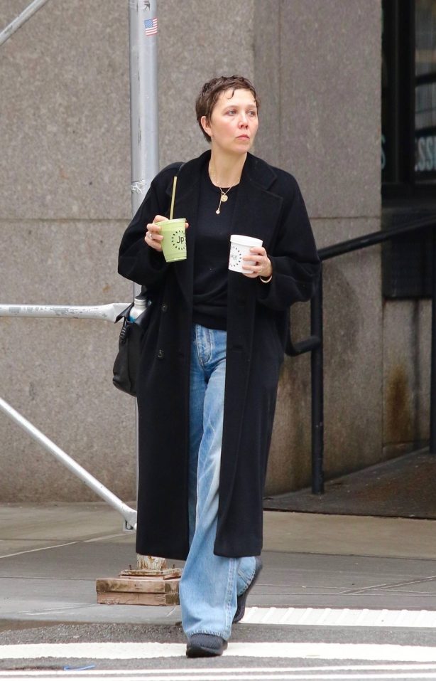 Maggie Gyllenhaal - Seen out and about in Manhattan’s Downtown area