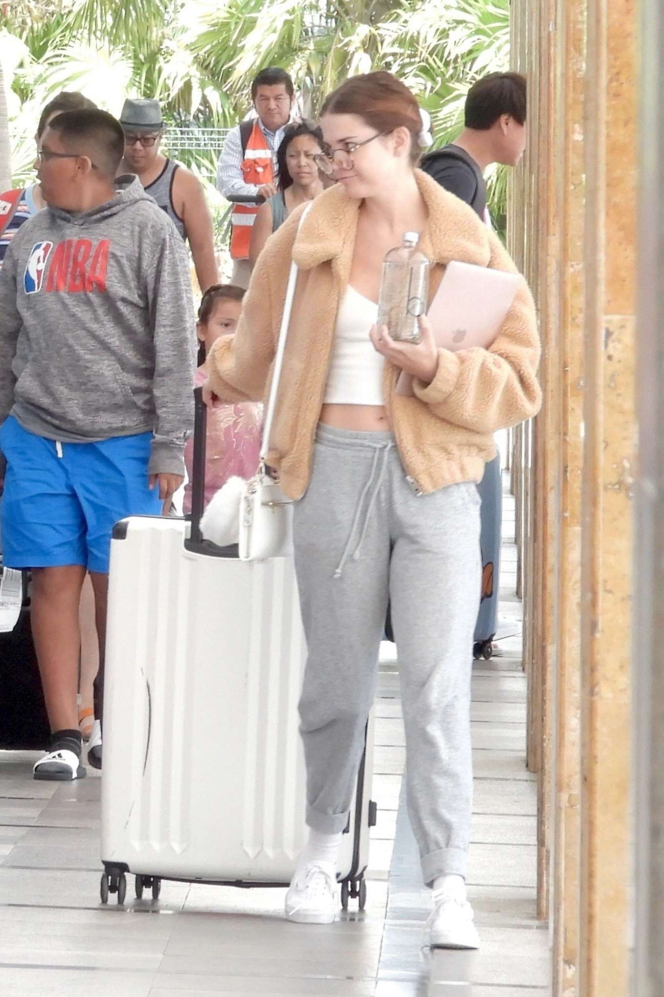 Maia Mitchell â€“ Arrives At Cancun Airport In Tulum